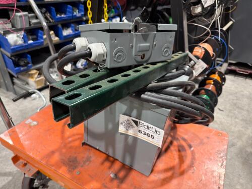 Square D 30 Amp General Duty Fusible Safety Switch, AND Square D general-purpose transformer (Cat. No. 7S1F).
