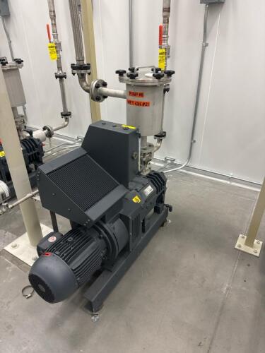 Busch NC 0100 B L03 ZZRX Rotary Screw Vacuum Pump w/ Filter Chambers