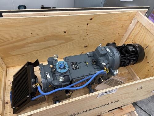 Edwards EDS300 Air Blast Dry Vacuum Pump Assembly &ndash; 60 Hz Industrial System (Appears new & unused)