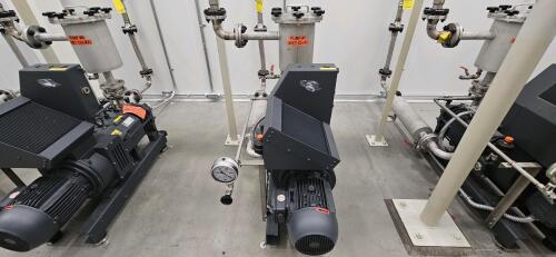 Busch NC 0100 B L03 ZZRX Rotary Screw Vacuum Pump w/ Filter Chambers