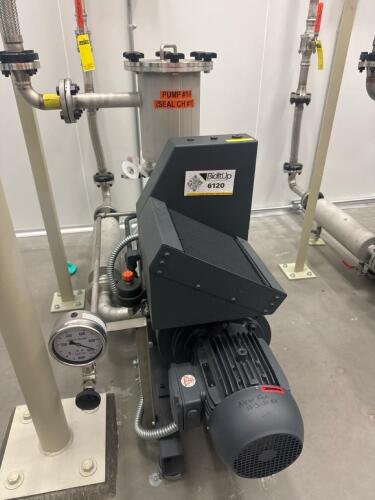 Busch NC 0100 B L03 ZZRX Rotary Screw Vacuum Pump w/ Filter Chambers
