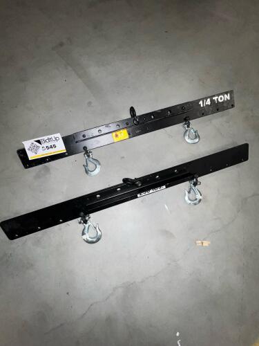 (2) Heavy-Duty Lifting Beam / Spreader Bars