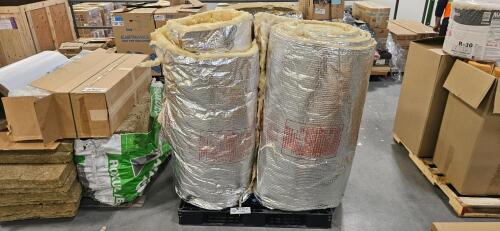 Lot of Owen's Corning All Service Duct Wrap Fiber Glass Insulation