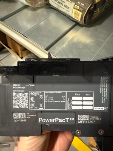 PowerPacT 30A circuit breaker