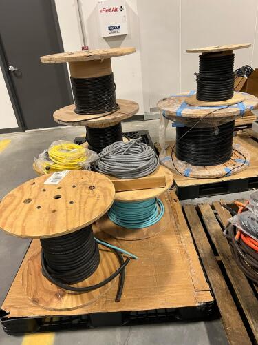 Mixed Electrical Cable & Conduit Lot &ndash; Copper & Aluminum, Various Sizes