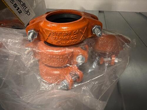 (7) Victaulic grooved rigid pipe coupling&rsquo;s