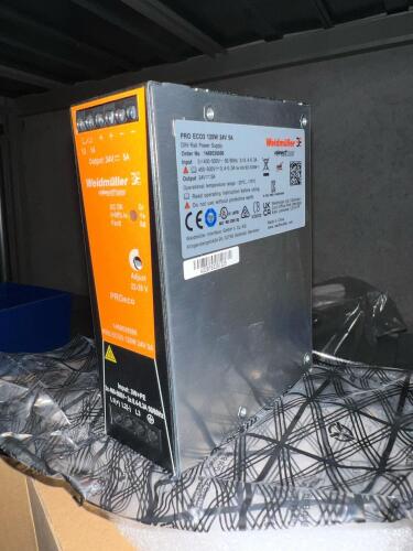 (3) Weidm&uuml;ller PRO ECO3 120W 24V 5A DIN-Rail power supplies