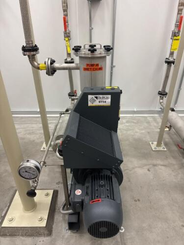 Busch NC 0100 B L03 ZZRX Rotary Screw Vacuum Pump w/ Filter Chambers