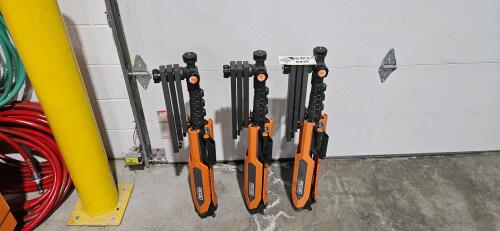 (3) Hybrid GEN5X Universal Collapsible Tripod Lighting Stand, w/ 1/4"-20 Threads for Mounting