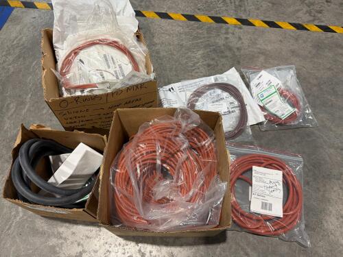 Assortment of Industrial Silicone Rubber Seals