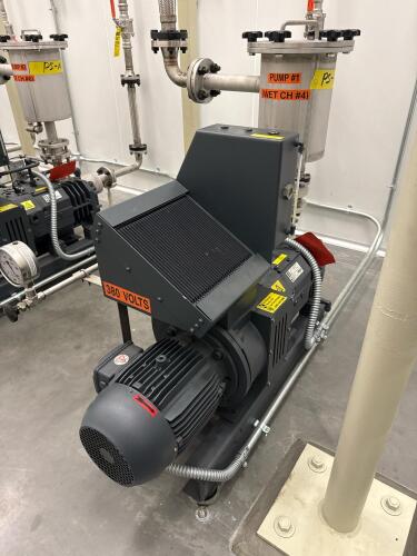 Busch NC 0100 B L03 ZZRX Rotary Screw Vacuum Pump w/ Filter Chambers