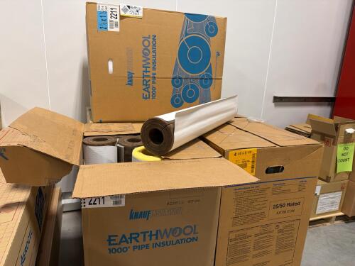 Lot of Knauf Earthwool 1000&deg; pipe insulation