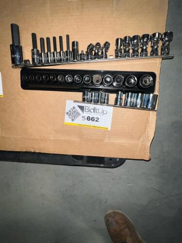 Assorted Socket Set with Hex Bit Sockets, Universal Joints, and Mixed Drive Sockets