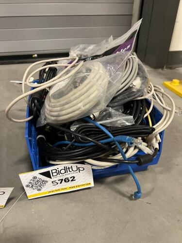 Mixed Low-Voltage & Network Cable Assortment &ndash; Ethernet, Power, and Signal Cords