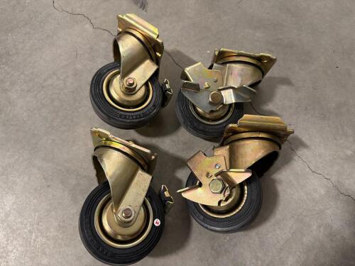 Set of (4) Cart Wheels