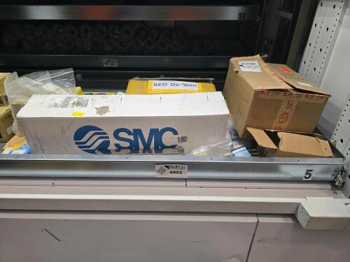 Divider of Tray 1005 - SMC Cylinder, 2" Cat Tack, Oriental Motor Gear Heads, etc.