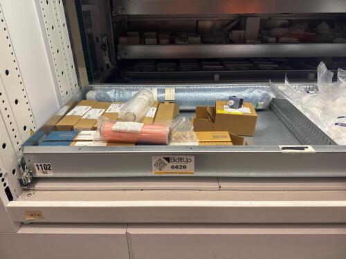 Divider of Tray 2004- filter cartridges, flow switch and pneumatic air cylinder
