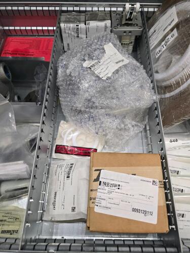 Divider of Tray 2001 - Pressure Switch, Rotary Union Joint, Cylinder, etc.