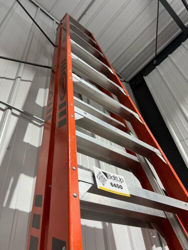 Werner 14 ft Fiberglass Extension Ladder, Model 7414, 300 lb Load Rating