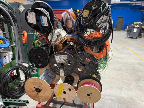 Steel Rack of Electrical Wiring Spools