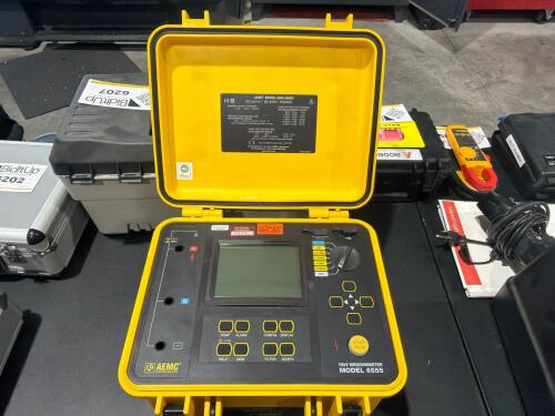 AEMC Model 6550 (6555) digital megohmmeter (insulation tester)