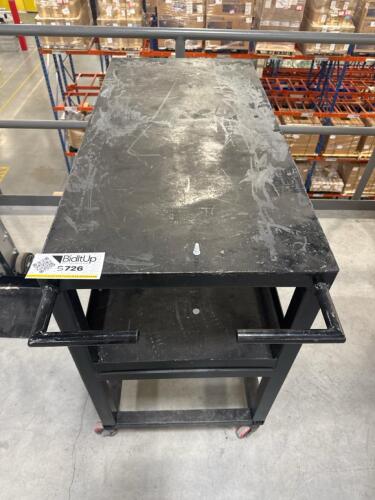 Steel work cart