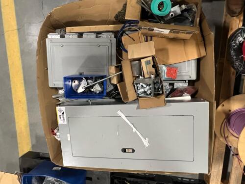 Lot of Electrical Distribution Panels, 480V Enclosures & Assorted Hardware