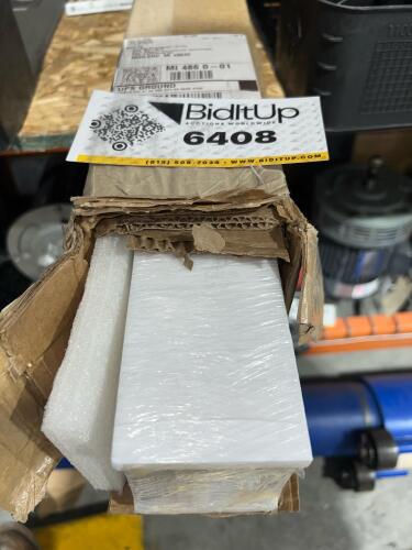 Wrapped White Industrial Plastic Block / Machined Polymer Stock