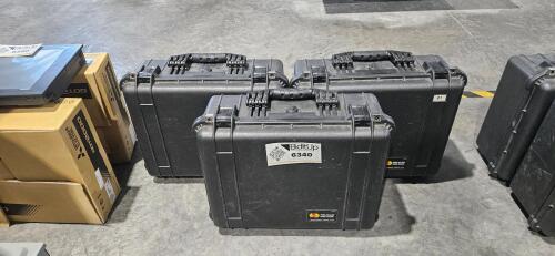 (3) Pelican 1550 Hard Cases