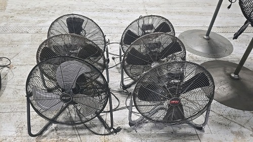 (6) 22" Box Fans