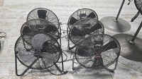 (6) 22" Box Fans