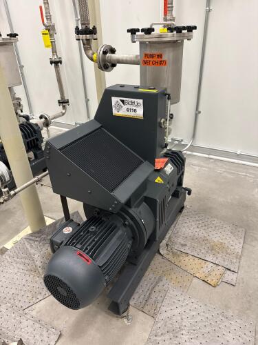 Busch NC 0100 B L03 ZZRX Rotary Screw Vacuum Pump w/ Filter Chambers