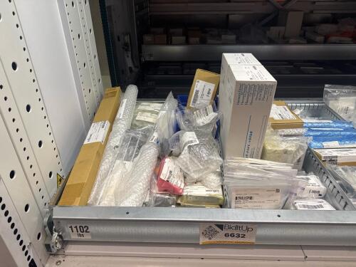 Divider of Tray 2006- stainless push to connect air fittings, air cylinders, harmonic drives, pump seal kits