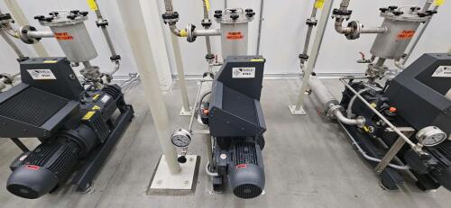 Busch NC 0100 B L03 ZZRX Rotary Screw Vacuum Pump w/ Filter Chambers