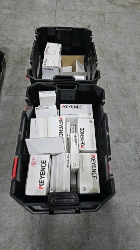 (2) Boxes of Misc. Keyence Chart Recorder Ribbon Cartridges