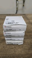 (4) Keyence CA-DRB9 Blue Direct Light Rings - 3