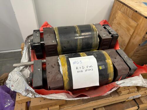 (2) Roll Press Drums