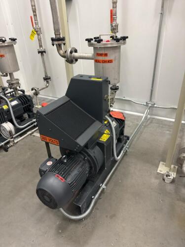 Busch NC 0100 B L03 ZZRX Rotary Screw Vacuum Pump w/ Filter Chambers