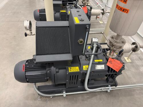 Busch NC 0100 B L03 ZZRX Rotary Screw Vacuum Pump w/ Filter Chambers