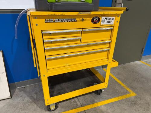U.S. GENERAL 5-Drawer Mechanics Cart