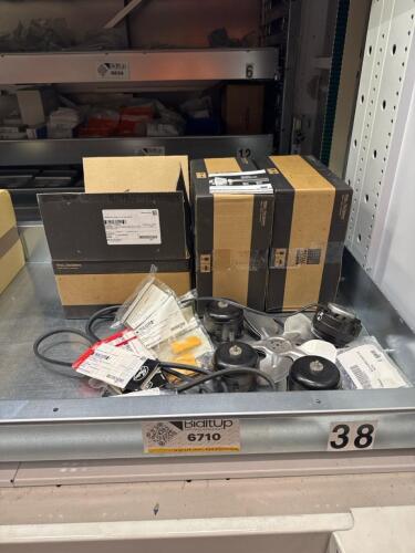 Divider Tray of 2038- exhaust fans, belts and fan motors