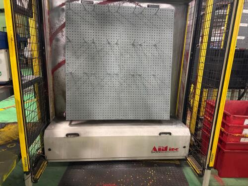 AIM SA300 Vertical Parts Accumulation / Staging System w/ Guarded Frame