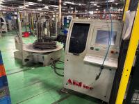 2020 AIM CNC wire bending machine, wire feeder, and AIM conveyor C24