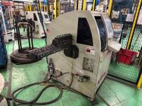 2020 AIM CNC wire bending machine, wire feeder, and AIM conveyor C24 - 3