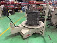 2021 AIM CNC wire bending machine, wire feeder, and AIM conveyor C48 - 12