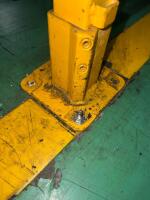AGS Modular Industrial Safety Fencing System &ndash; Yellow Steel Machine Guard Panels &ndash; Welded Wire Mesh Perimeter Barrier &ndash; Heavy Duty Bolt-Together Safety Enclosure - 4
