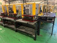 AGS Modular Industrial Safety Fencing System &ndash; Yellow Steel Machine Guard Panels &ndash; Welded Wire Mesh Perimeter Barrier &ndash; Heavy Duty Bolt-Together Safety Enclosure - 8