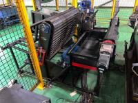 UTE Automated Tube Loader & Seam Orientation System &ndash; Powered Infeed Conveyor &ndash; Rotary Index Drum &ndash; Seam Find Cycle &ndash; Servo / Gearmotor Driven