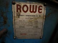 Rowe Machinery Coil handling/ straightening machine. - 10