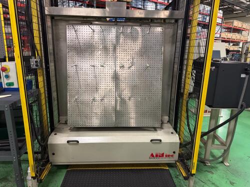 AIM SA300 Vertical Parts Accumulation / Staging System w/ Guarded Frame